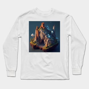 My small worlds : Italian high castle Long Sleeve T-Shirt